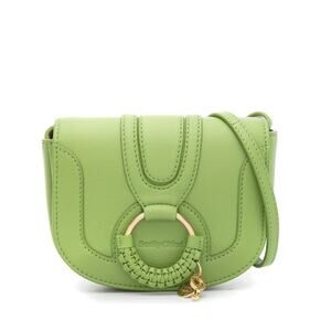 nwt SEE by CHLOE Hana Leather Mini Crossbody in Rain Forest Green